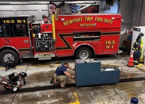 photo by Newport Twp Fire Department